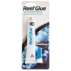 SEACHEM REEF GLUE 20 Gm - 0.7 OZ - Mount Coral Frags / Rock