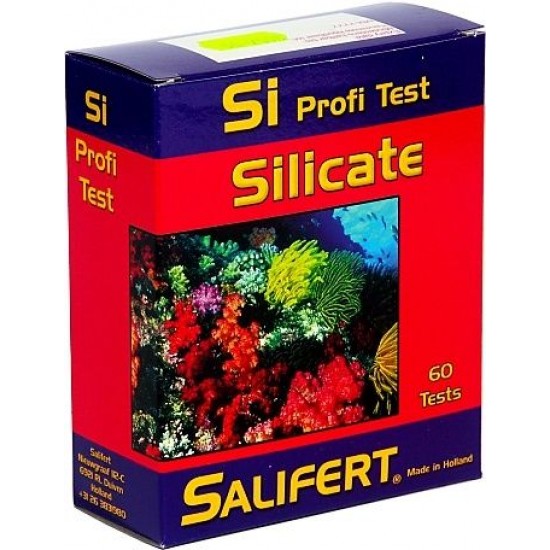 Salifert Profi -Test Kit – Silicate | Approx. 60 Tests | 0.03 – 30 ppm as SiO2.