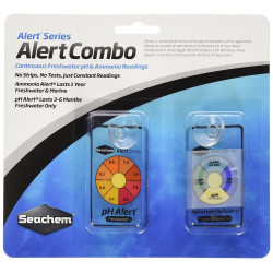 Seachem Alerts Combo pH+ Ammonia Pack 2 MONITORS - NEW