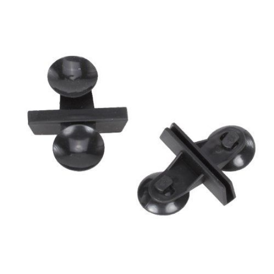 Black Aquarium Divider Sheet Holder Fish Tank Plastic Durable Suction Cups