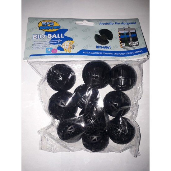 Aquarium Fish Tank 10 Nos Bio Ball With Bio Sponge Inside - Good Bacteria Creator - 36mm