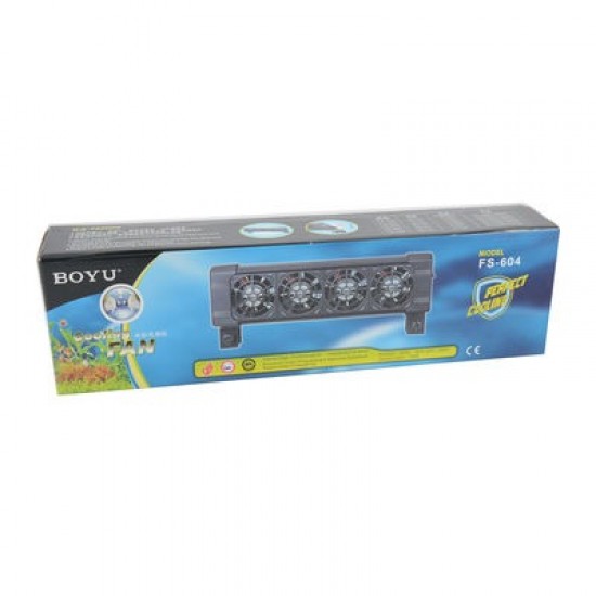 BOYU Cooling Fan FS-604 | 4 in 1 Design | Suitable for Upto 180 Litre Aquarium