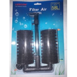 LEECOM IF-734 Aquarium Fish Tank Air Driven Bio Sponge Filter for 58L tank