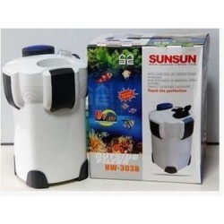 SunSun HW-303B 4-Stage External Canister Filter with 9-watt UV Sterilizer 370GPH