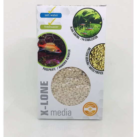 Aquatic Remedies  X-Lone Filter Media for Fresh and Salt Water Aquarium | 620 g