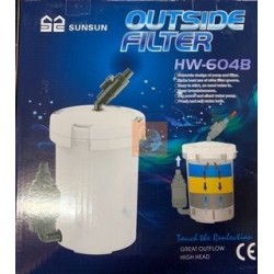 SUNSUN HW-604B EXTERNAL CANISTER FILTER | Aquarium Filter | Fresh & Salt Water