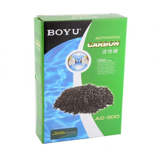 Boyu Activated carbon AC-300 With Net Bag | Crystal Clear Water