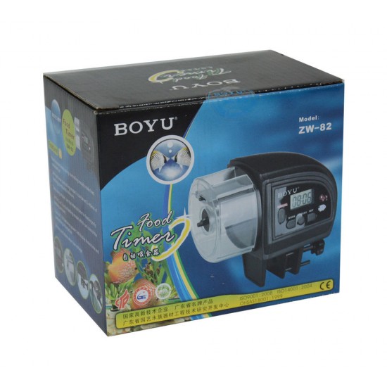 BOYU ZW-82 LED Fish Food Feeder Automatic Aquarium Timer For Fish Tank