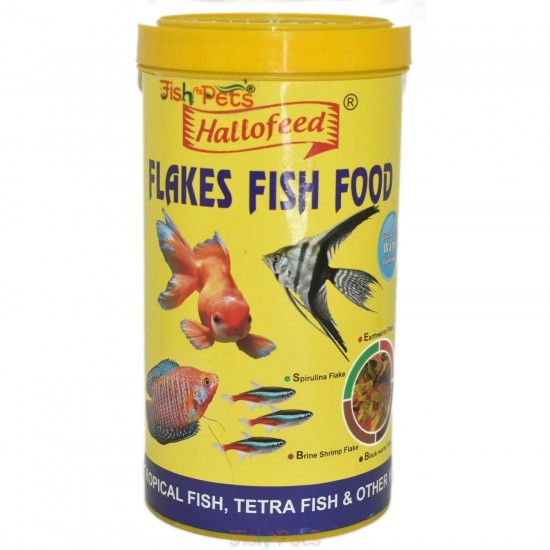 Hallofeed Flakes Fish Food - 40 Grams