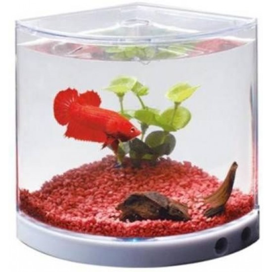 Dophin T101 Corner Pentagon Aquarium Tank  (1.4 L)