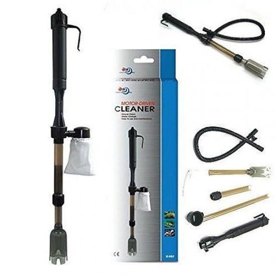 UP AQUA Motor Driven Cleaner Extendable 53~82Cm - Water Siphon Gravel Coral Sand Battery