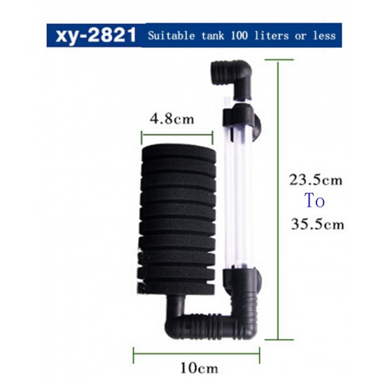 Bio Sponge Filter Betta Fry Aquarium Fish Tank Single Sponge (L) - XY-2821
